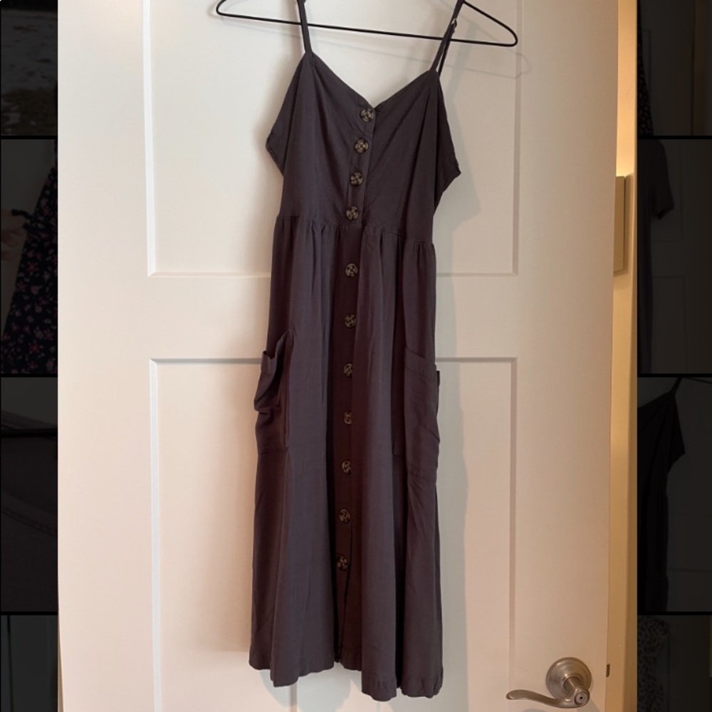 Gray sun dress